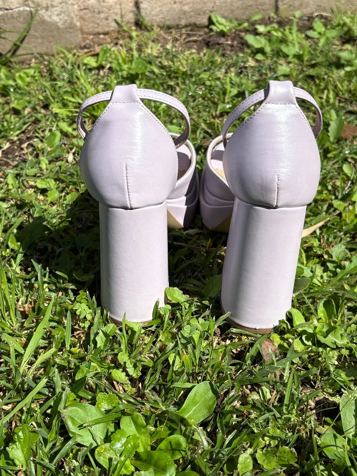 Foschini Pastel Lilac Platform Heels Size 4