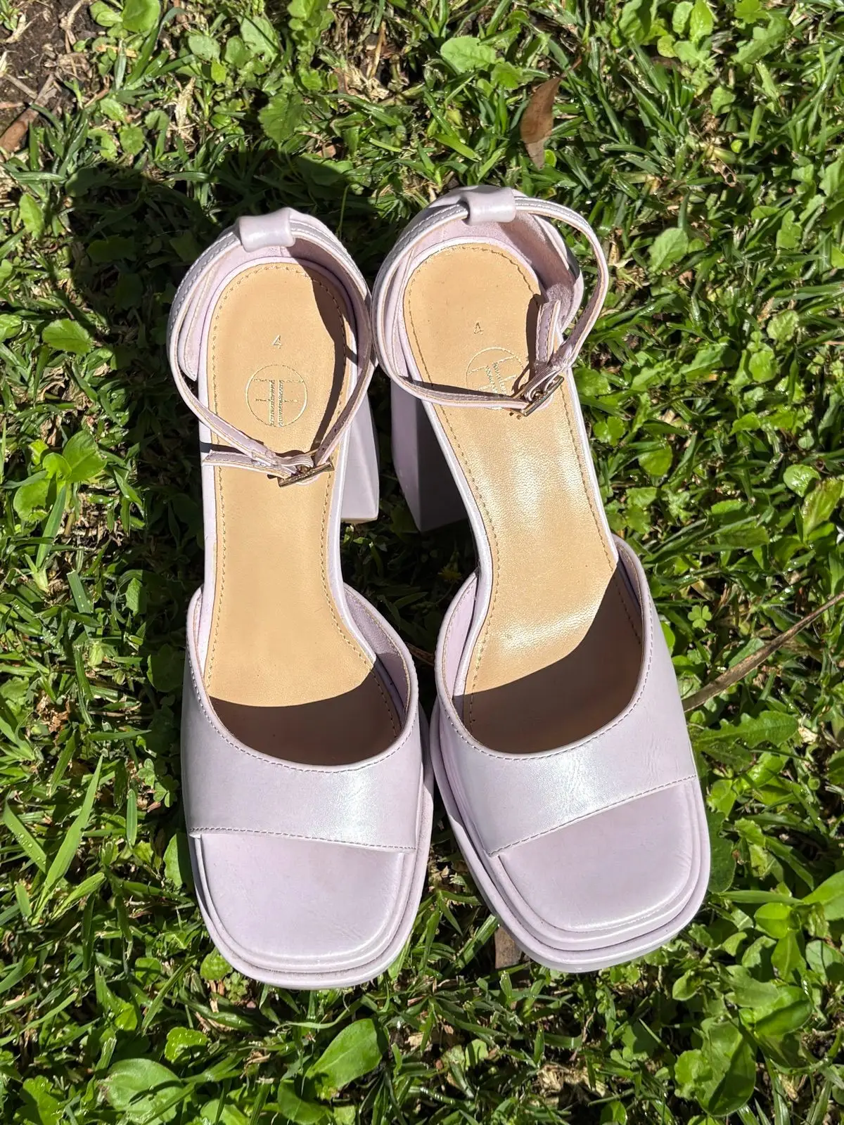 Foschini Pastel Lilac Platform Heels Size 4