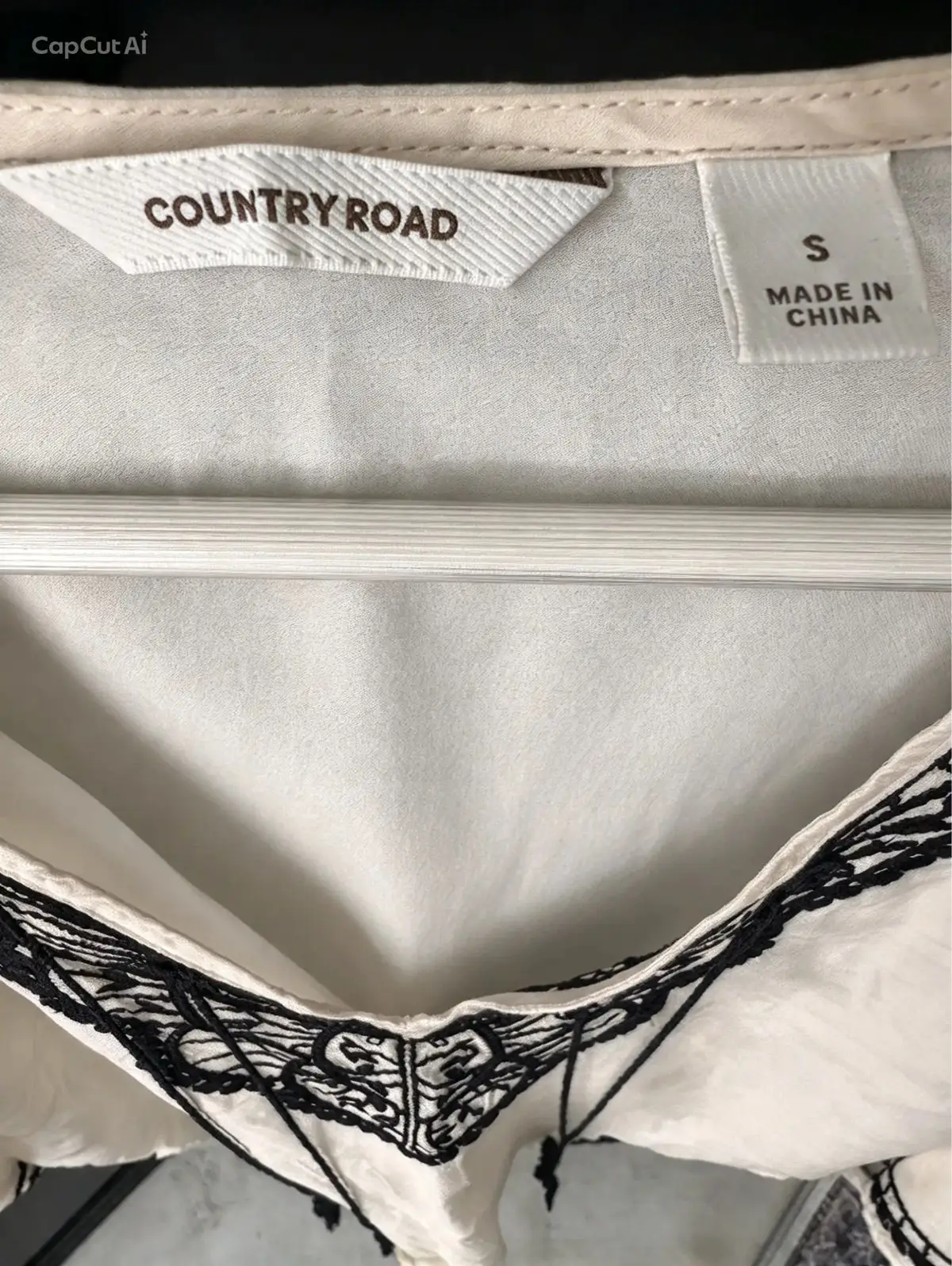 Country Road Embroidered Boho Tunic Top