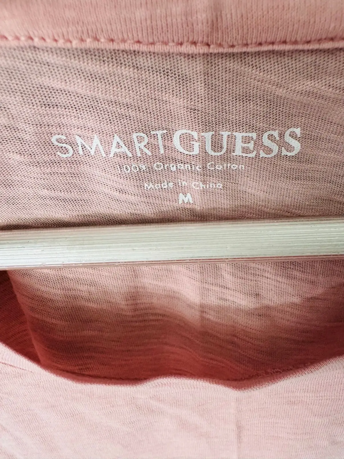 Guess Pink Logo T-Shirt Size M
