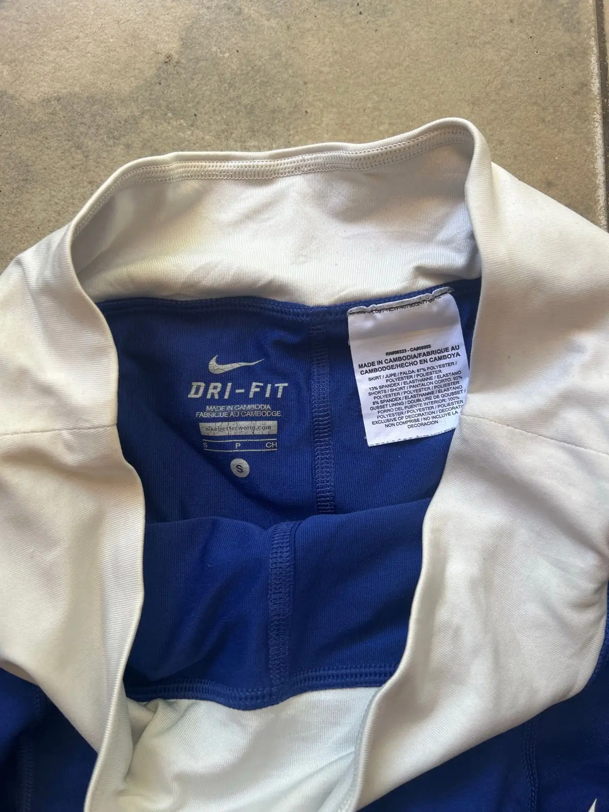 Nike Blue Athletic Skirt