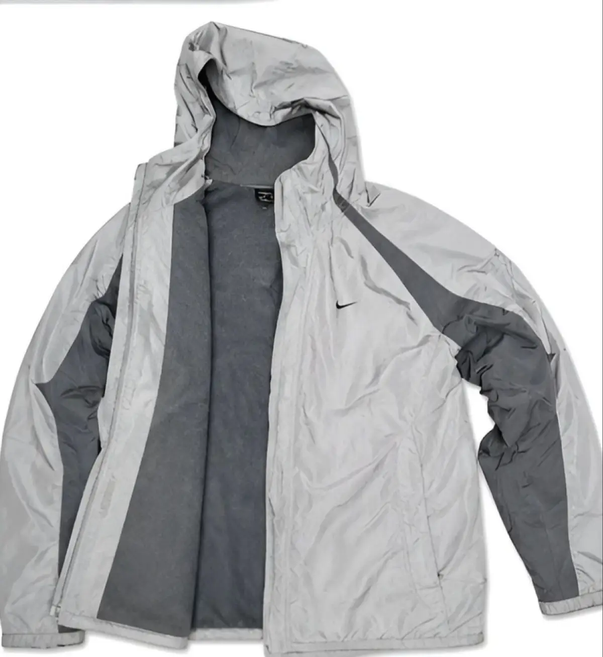 Nike Gray Hooded Jacket