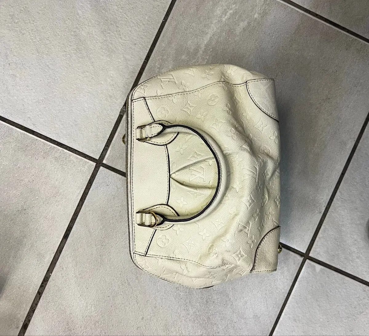 Louis Vuitton Monogram Embossed Handbag