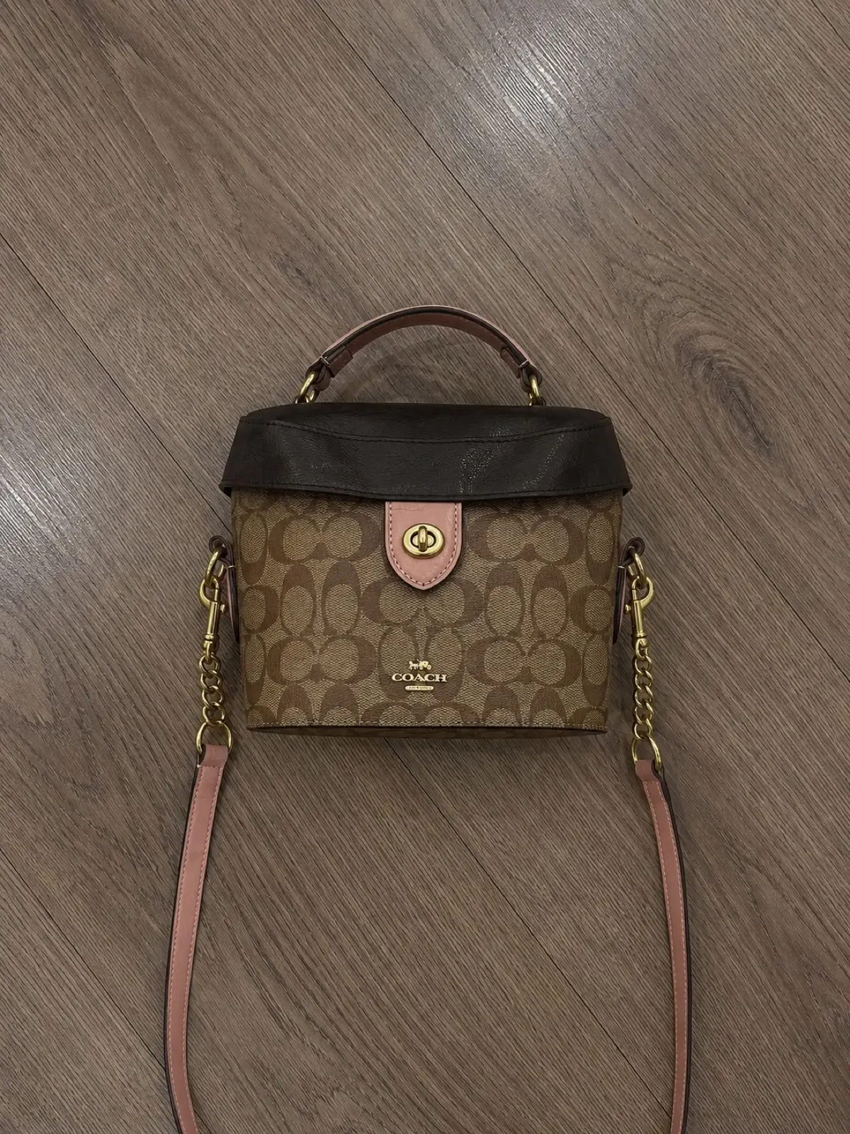 Coach Signature Top Handle Crossbody Bag