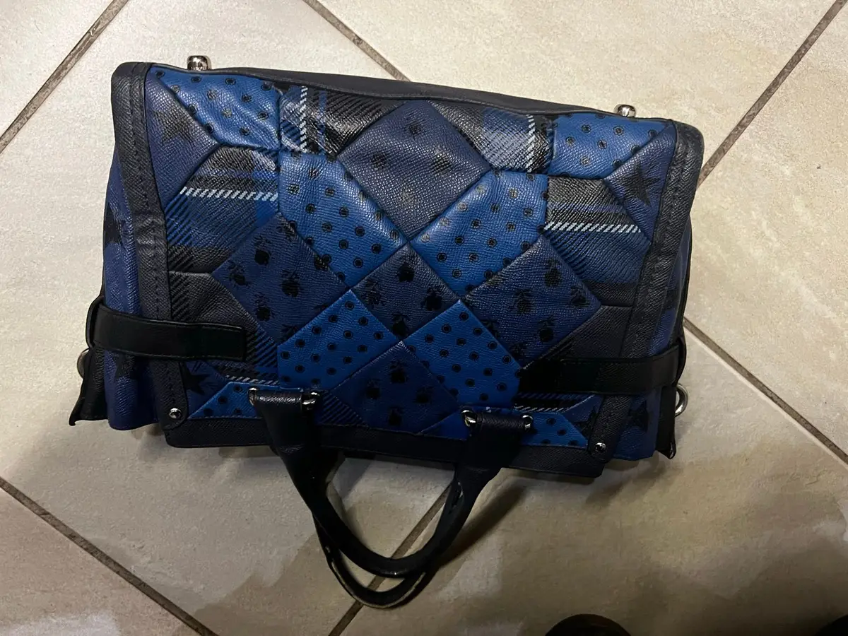 Coach Blue Patterned Handbag