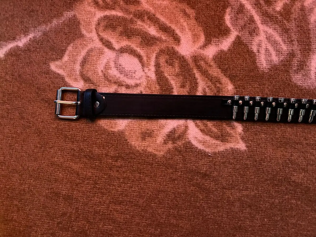 Black Belt with Silver Hardware