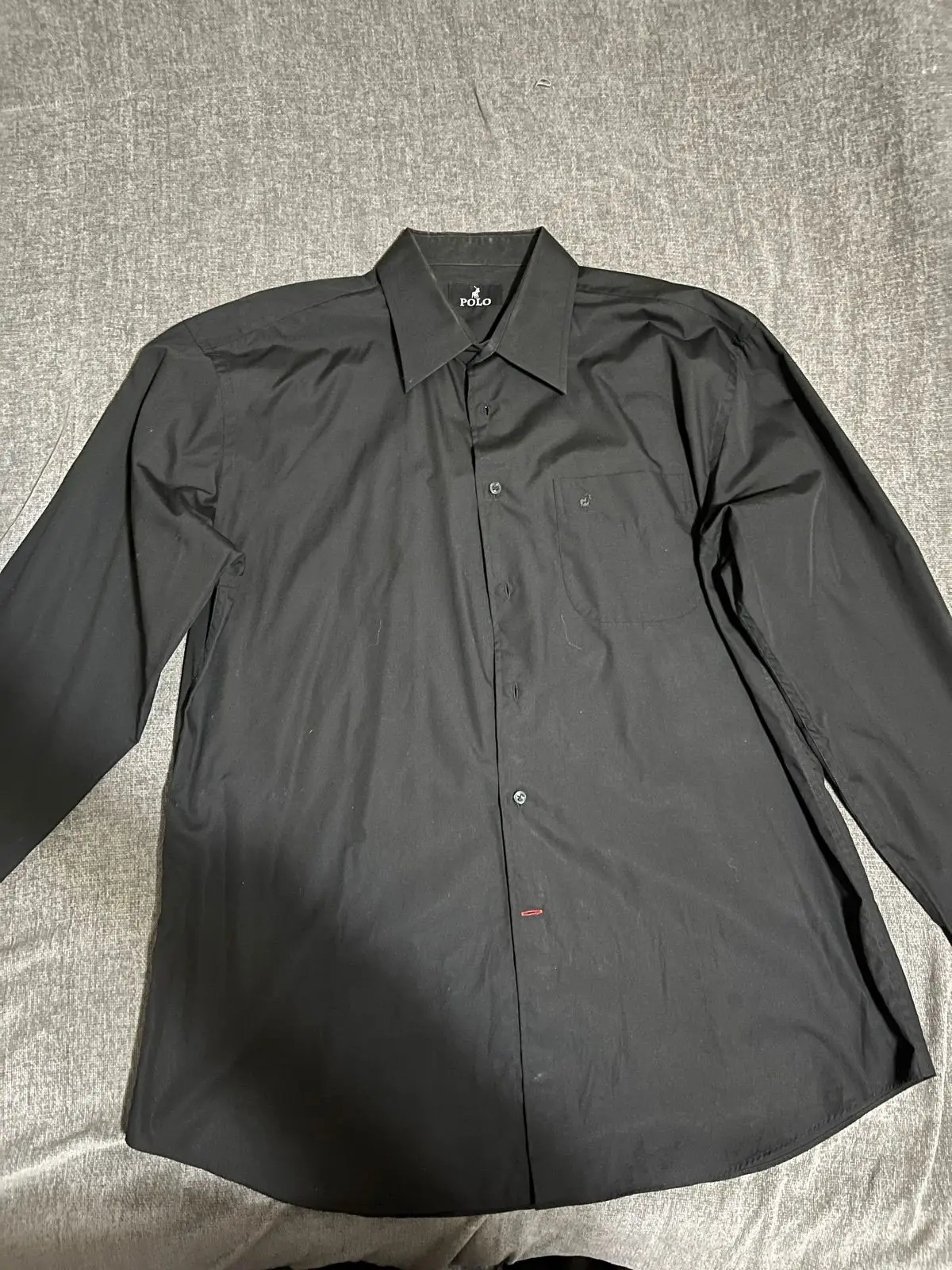 Polo Black Long Sleeve Button-Down Shirt