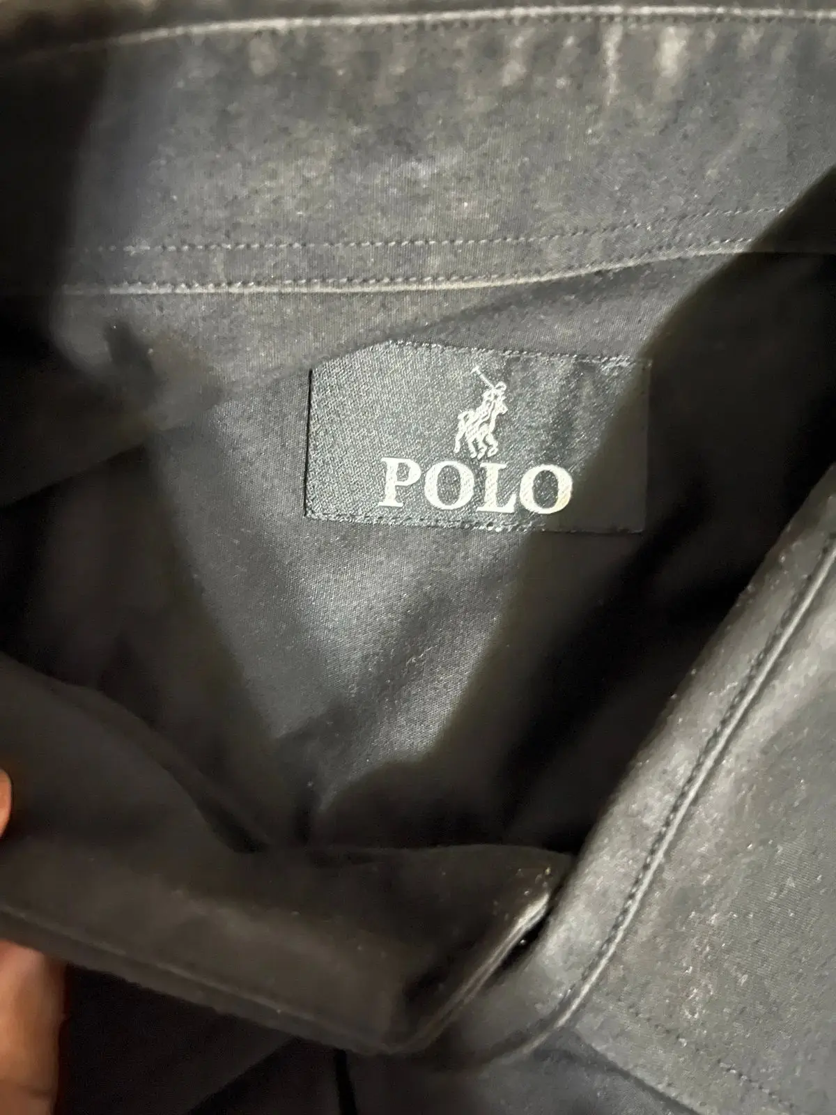 Polo Black Long Sleeve Button-Down Shirt