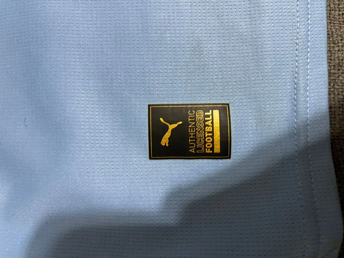 Puma Manchester City FC Home Jersey Light Blue Medium