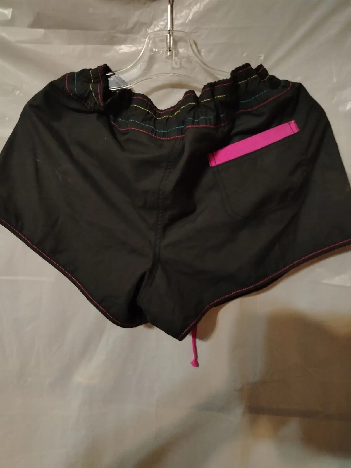Woolworths Black Sporty Shorts Size 16