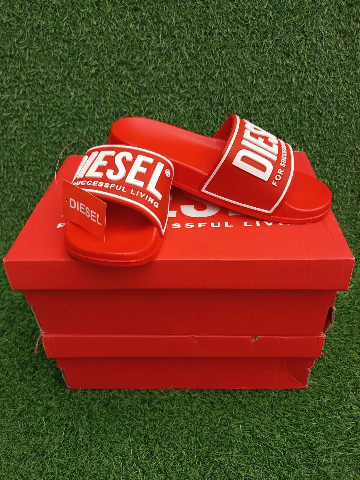 Diesel Red Slides