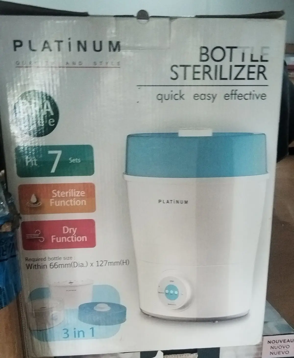 Platinum Bottle Sterilizer
