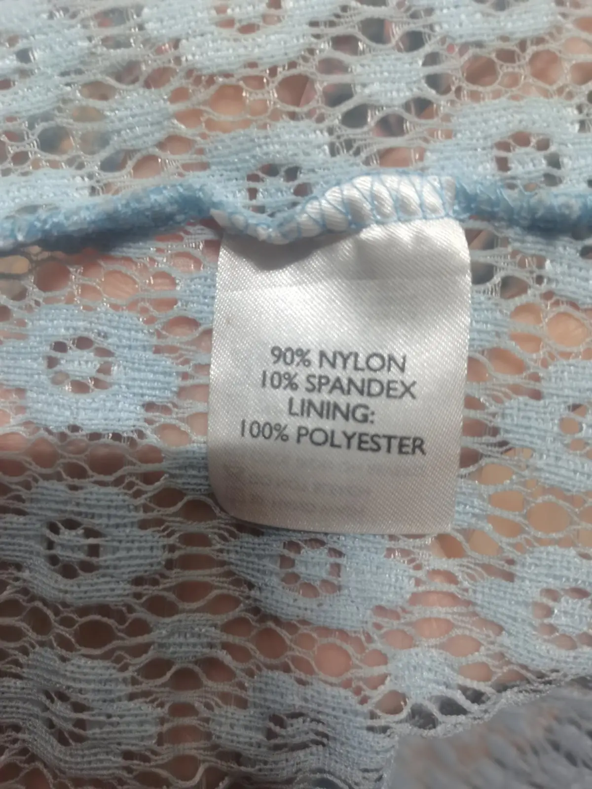 Miladys Light Blue Lace Cardigan XL