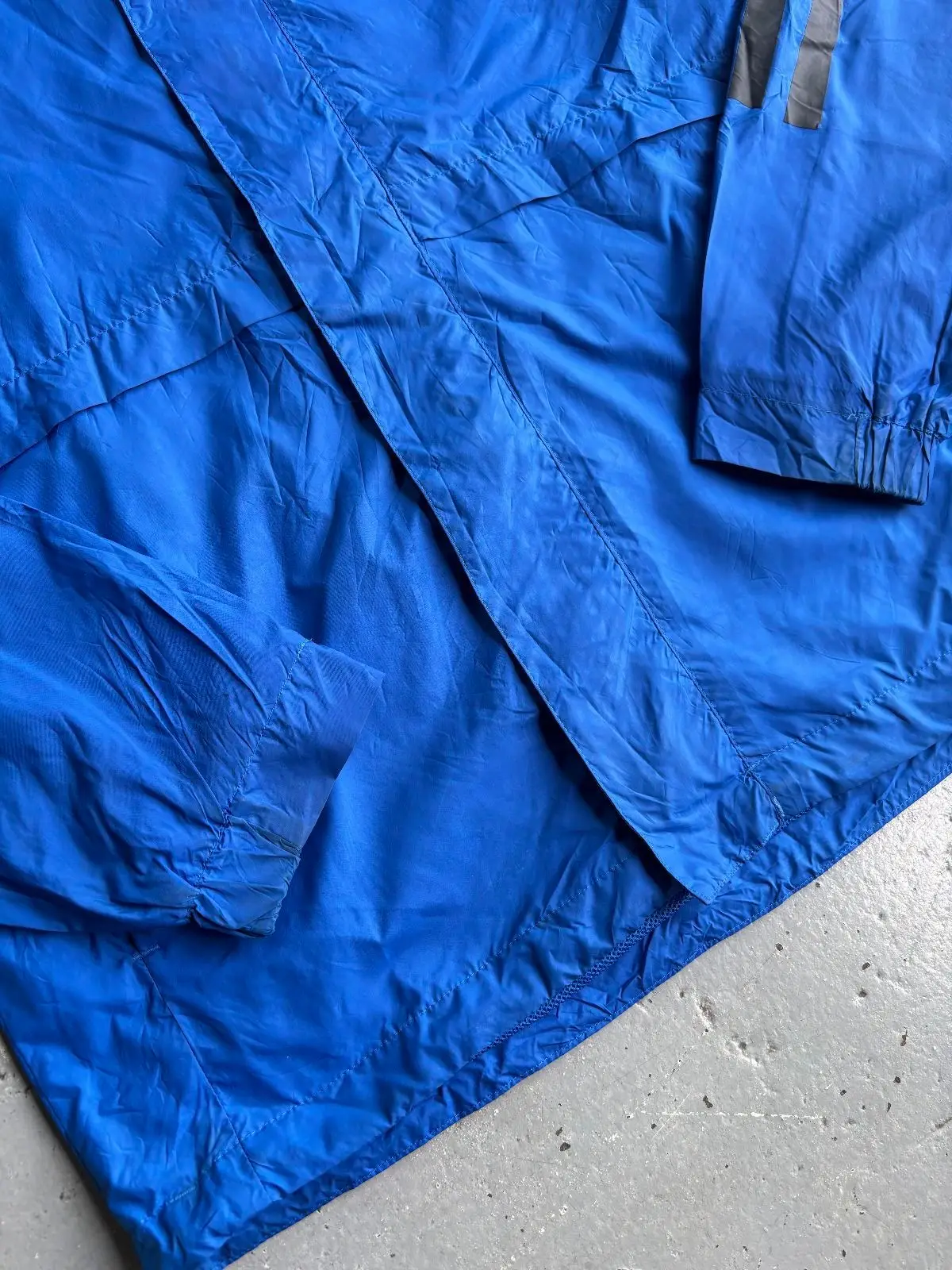 Adidas Blue Windbreaker Jacket S