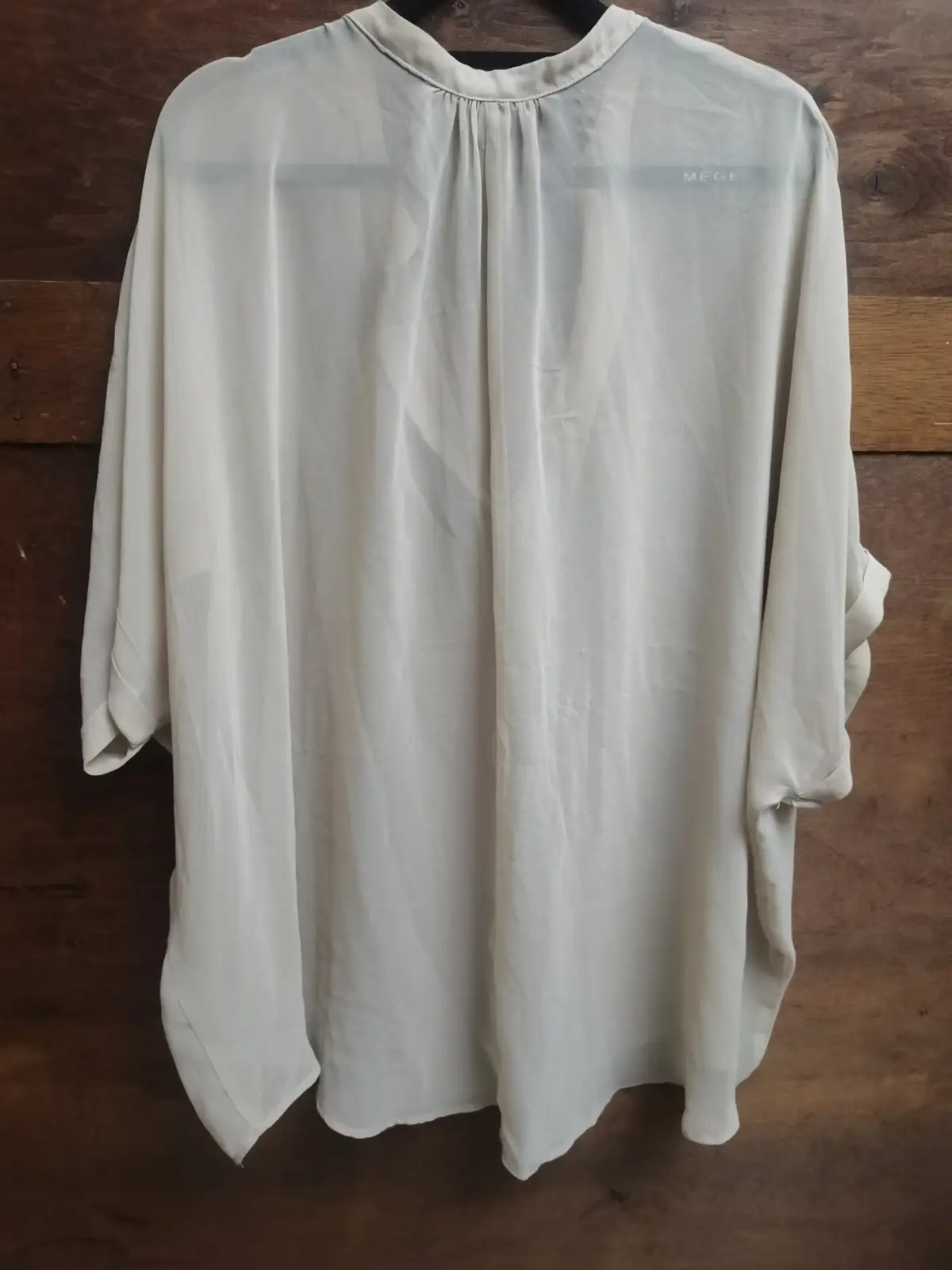 Truworths Beige Sheer Blouse Size 44