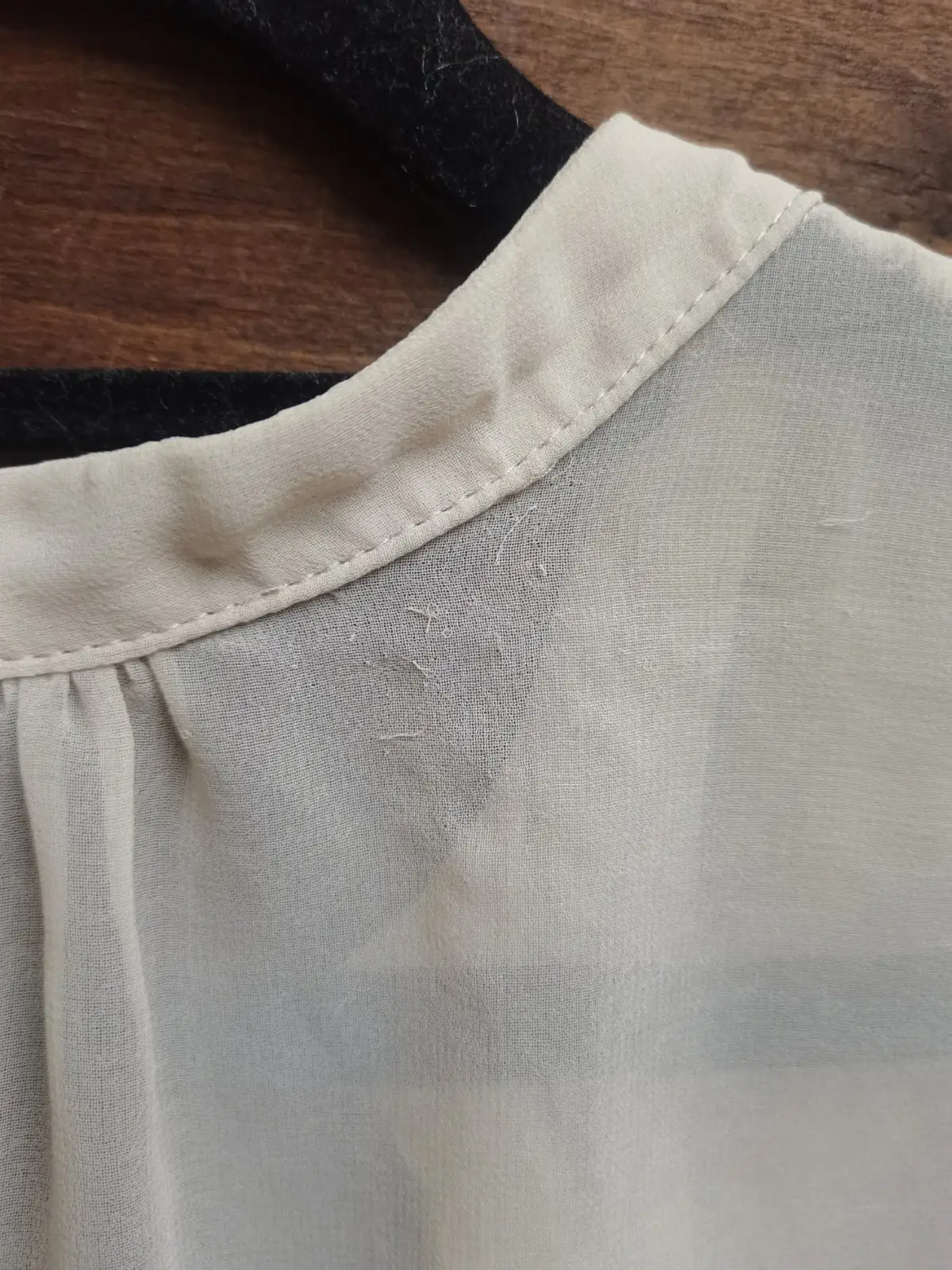Truworths Beige Sheer Blouse Size 44