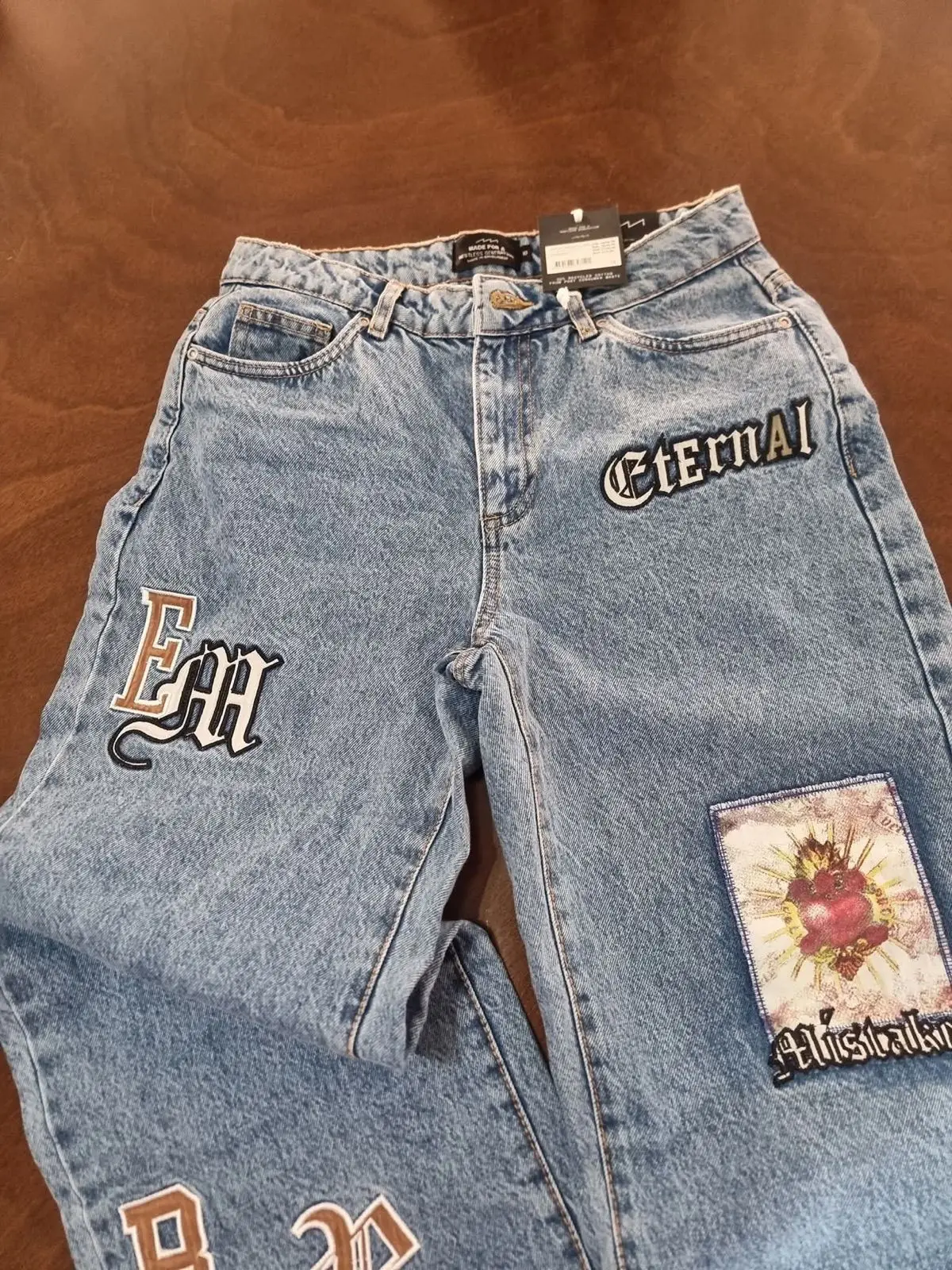 Factorie Size 10 New with Tags Patchwork Denim Jeans