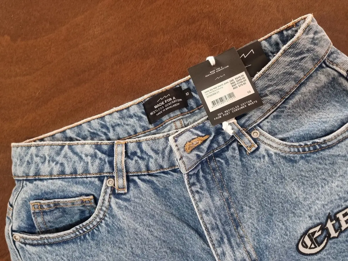 Factorie Size 10 New with Tags Patchwork Denim Jeans