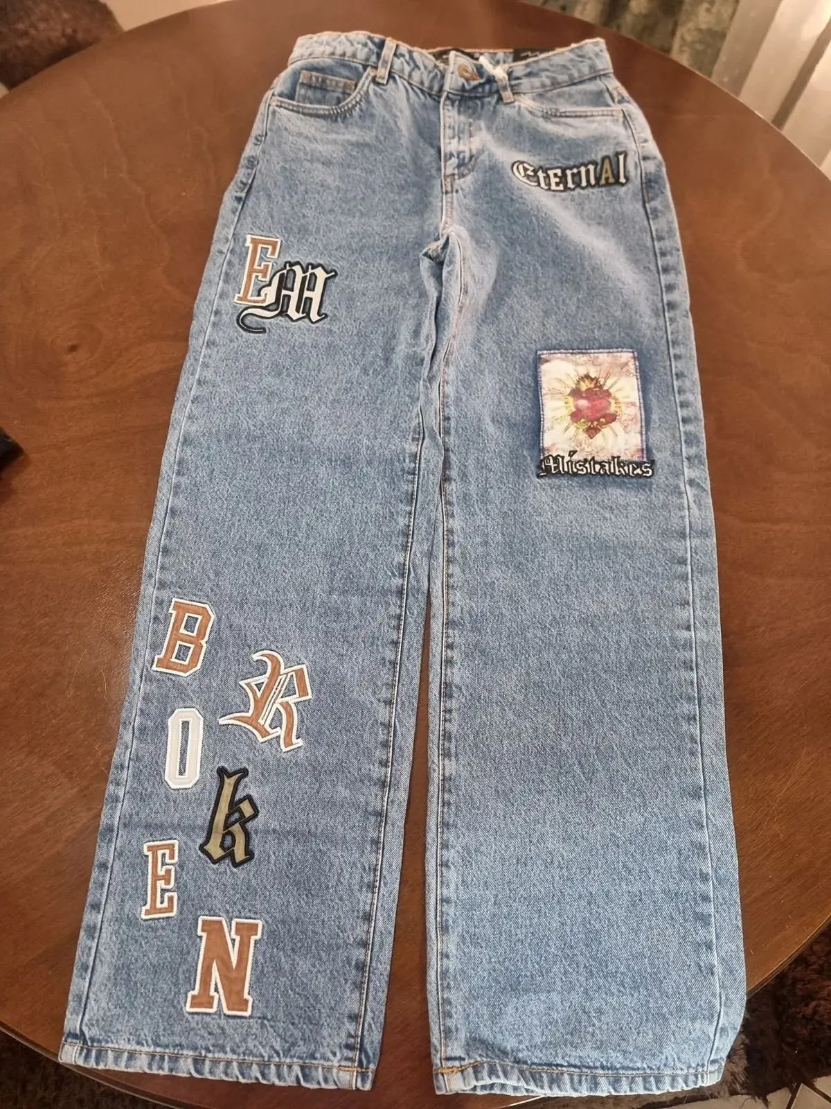 Factorie Size 10 New with Tags Patchwork Denim Jeans