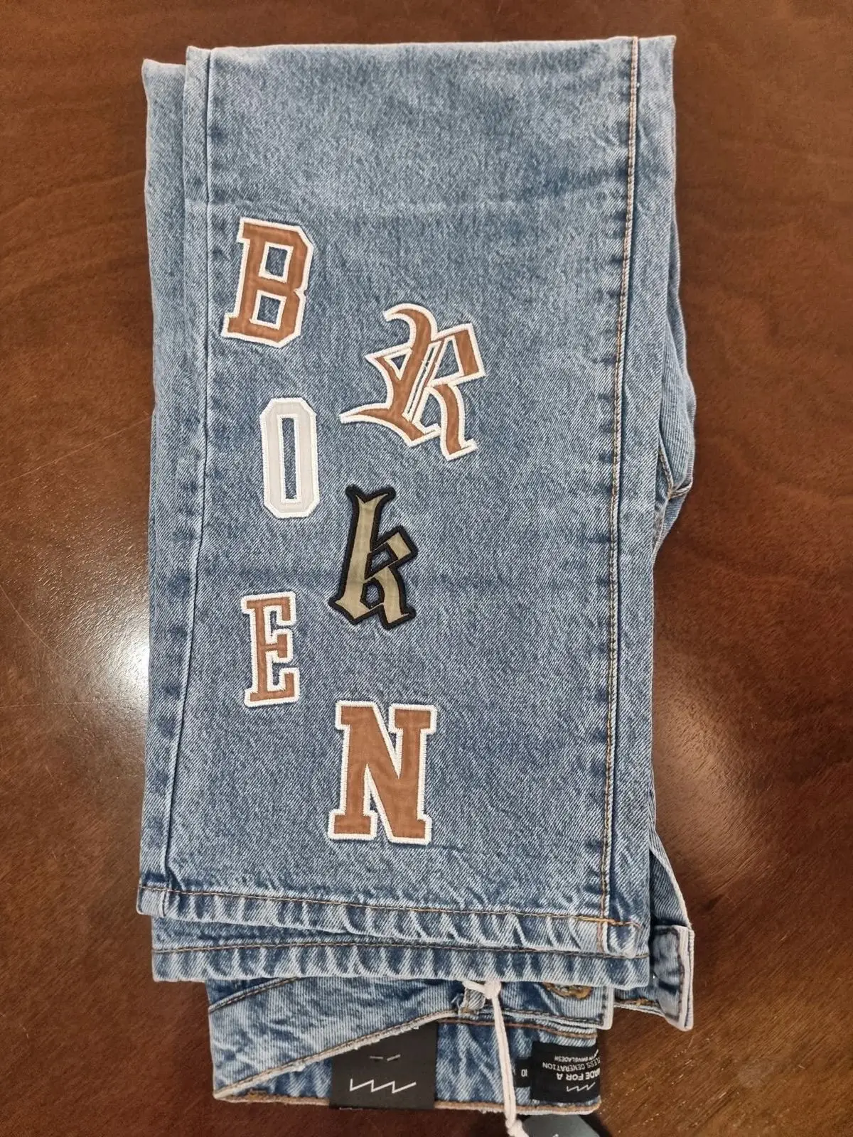 Factorie Size 10 New with Tags Patchwork Denim Jeans