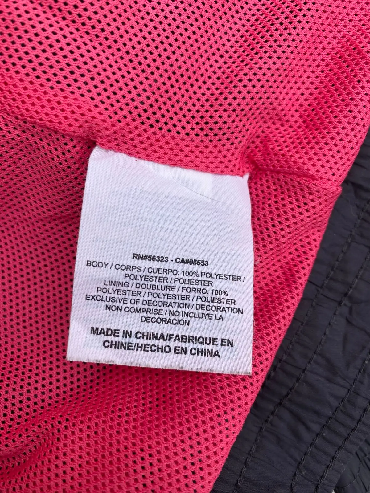 Nike Hooded Windbreaker Jacket Navy Purple Pink