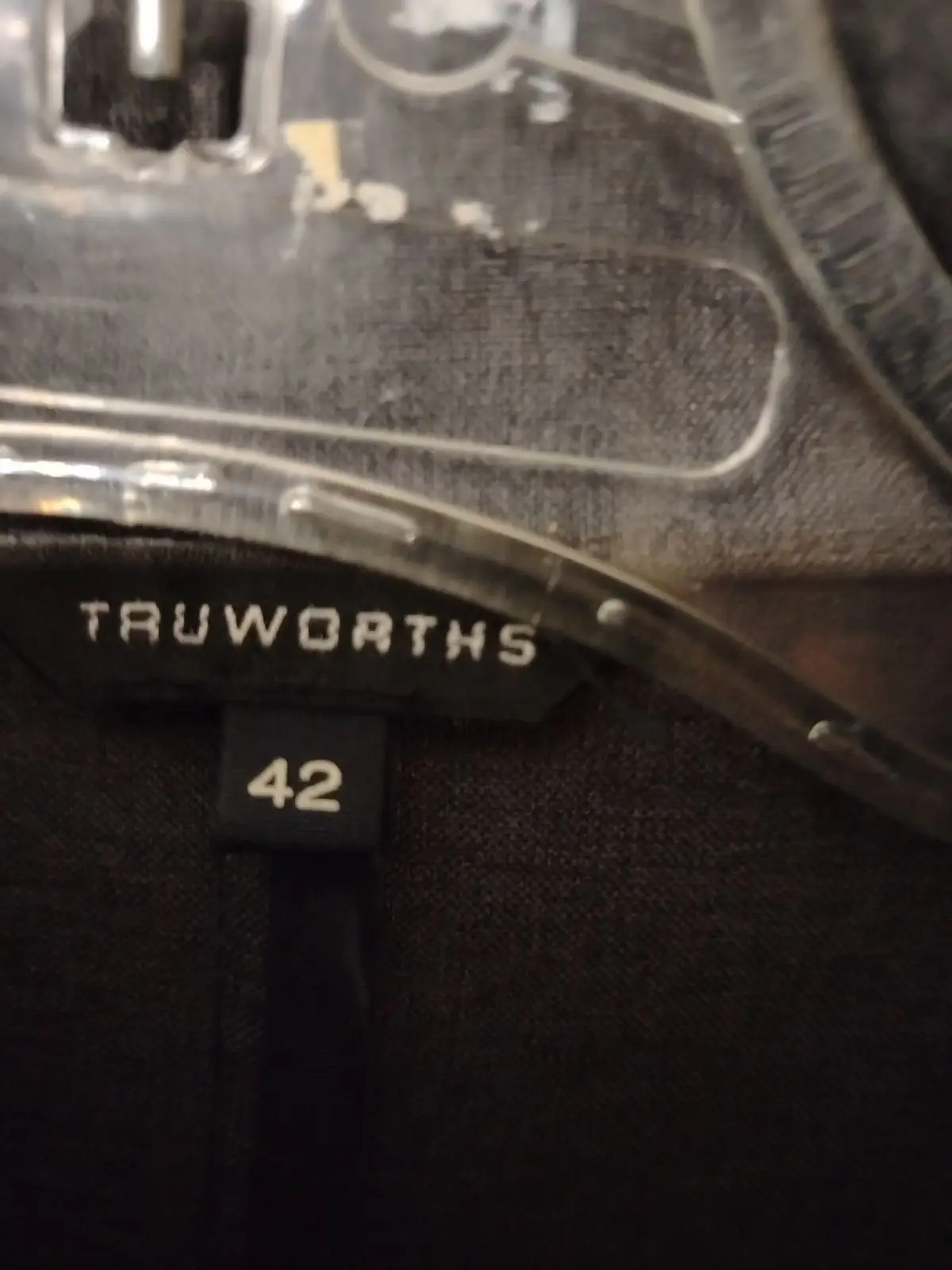 Truworths Dark Grey Longline Blazer Size 42