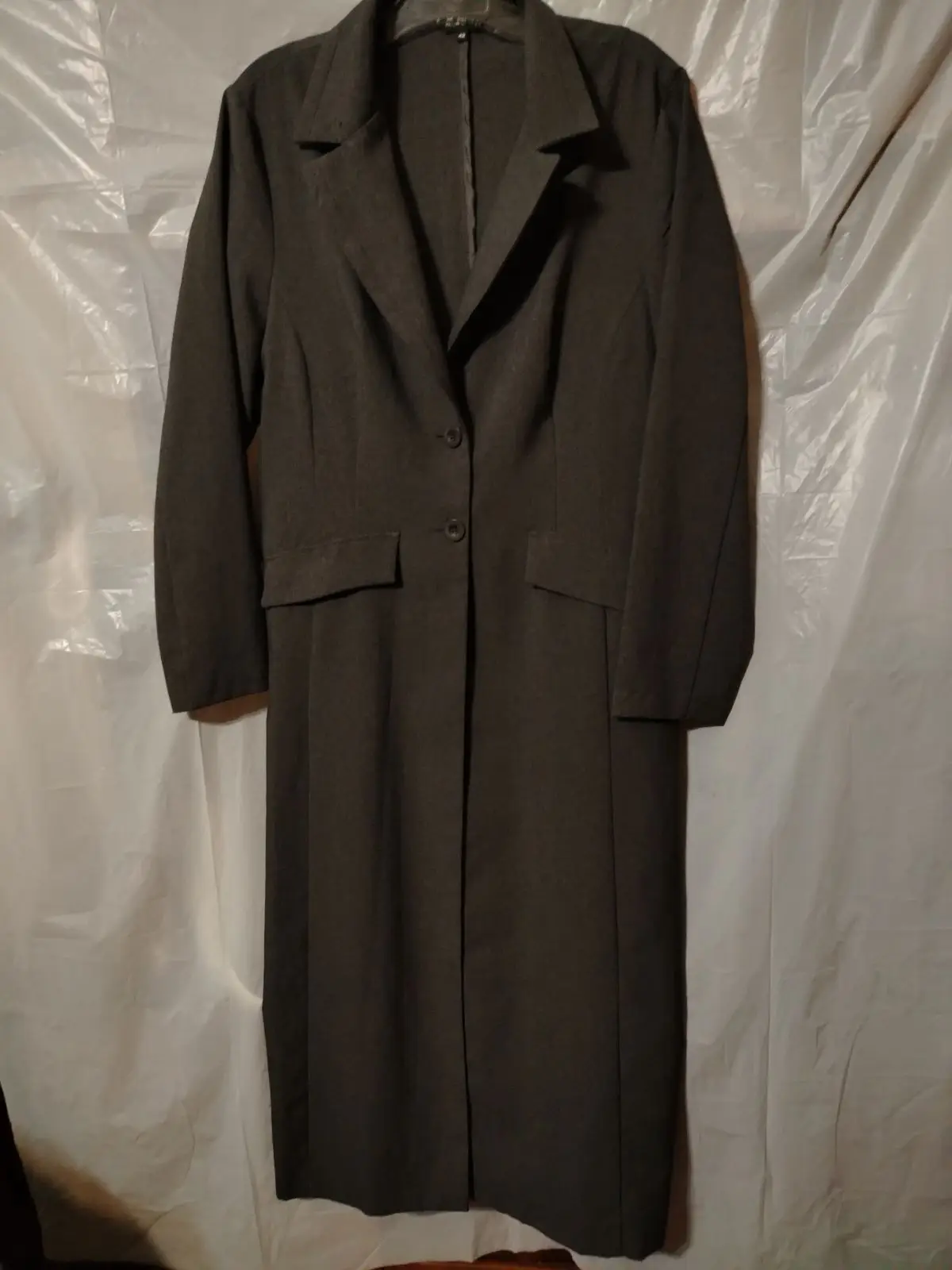 Truworths Dark Grey Longline Blazer Size 42