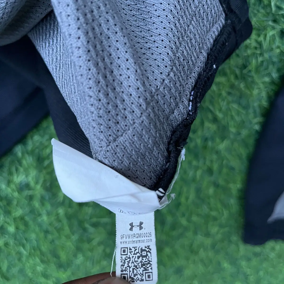 Under Armour Colorblock Full-Zip Track Jacket Grey Black S