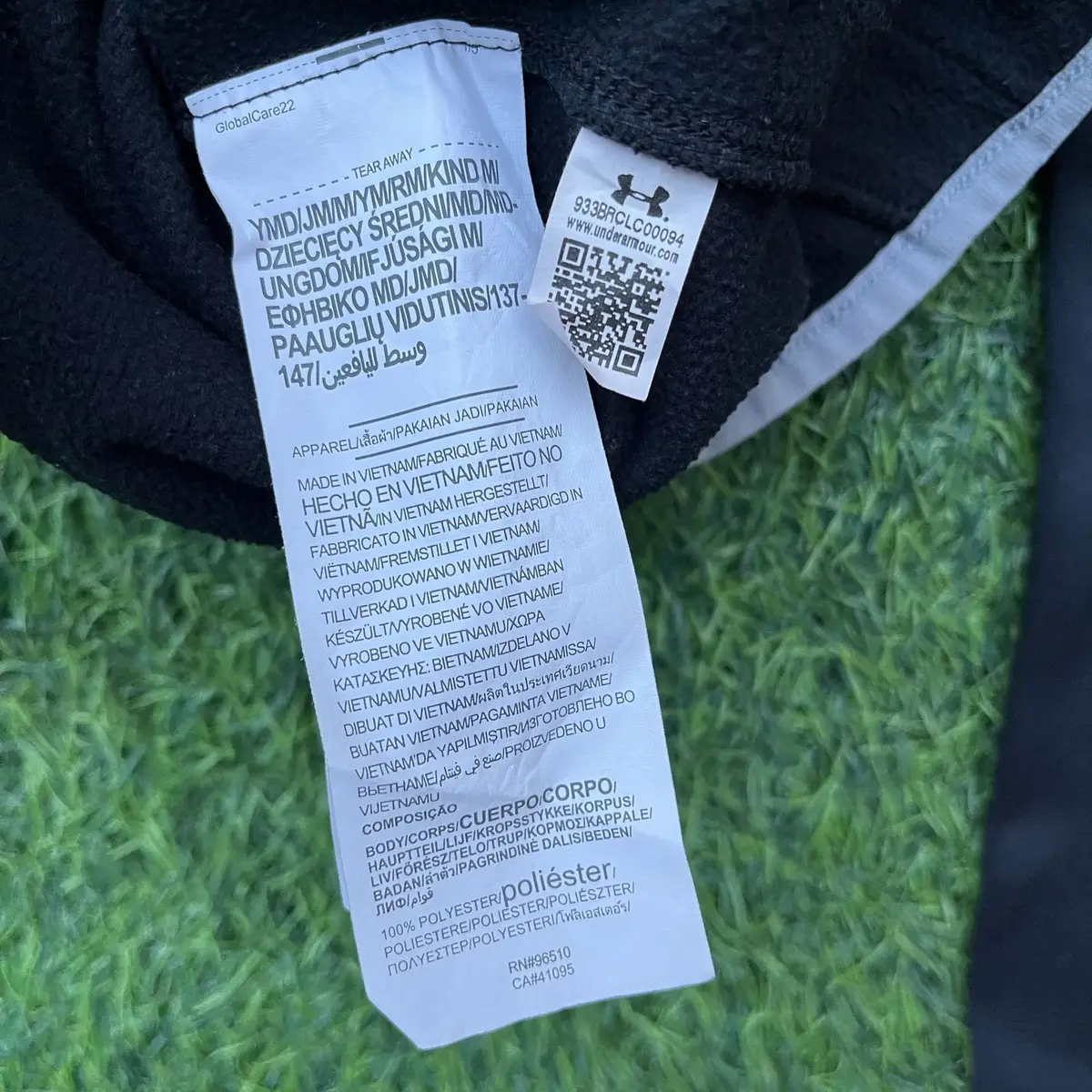 Under Armour Full-Zip Performance Hoodie Black