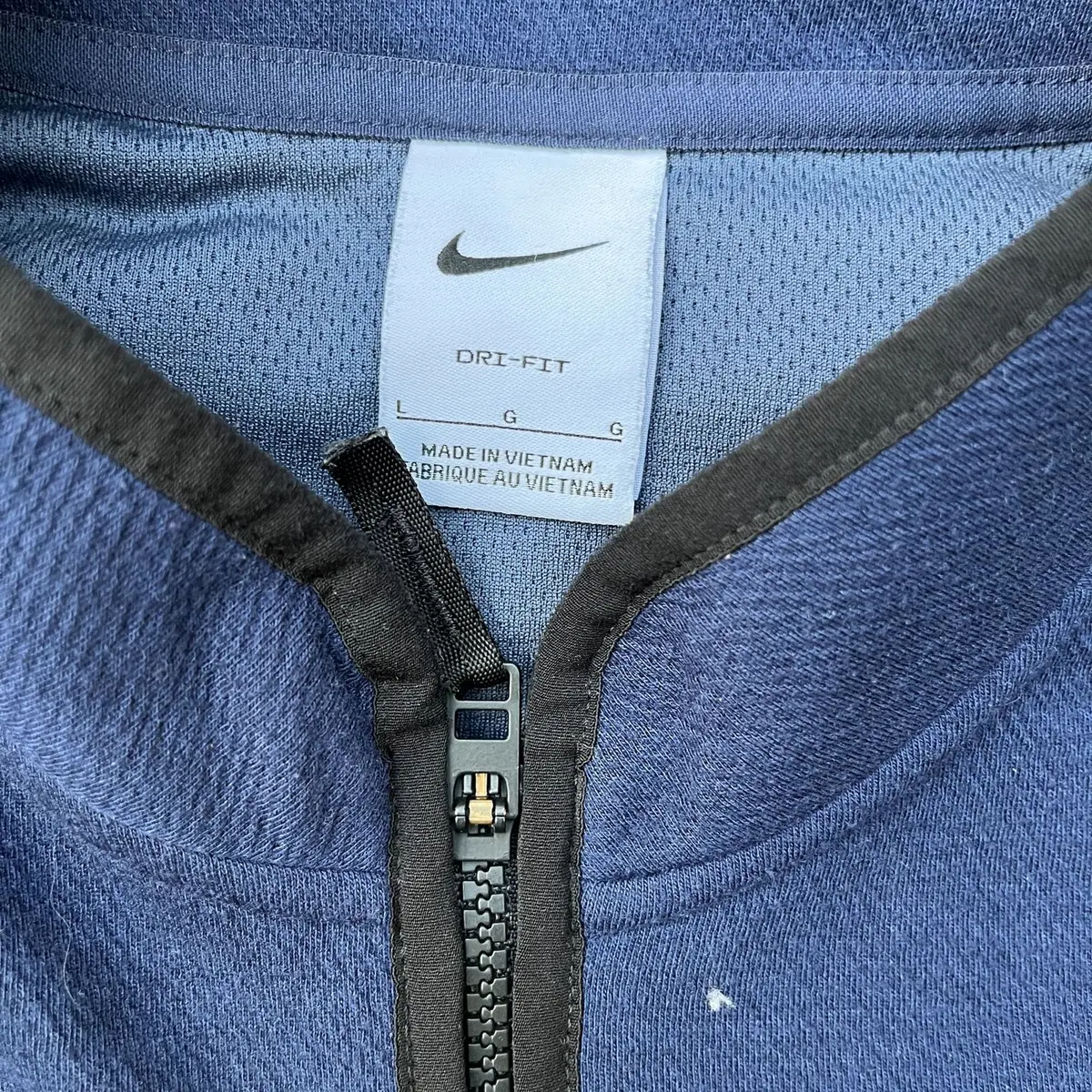 Nike Radford 1/4-Zip Pullover Navy Blue Large