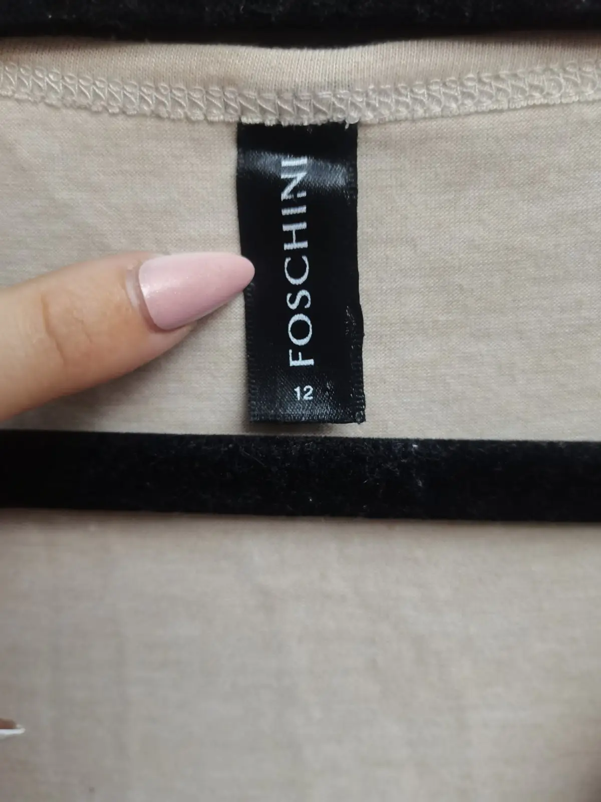 Foschini Cream Cowl Neck Short Sleeve Top Size 12
