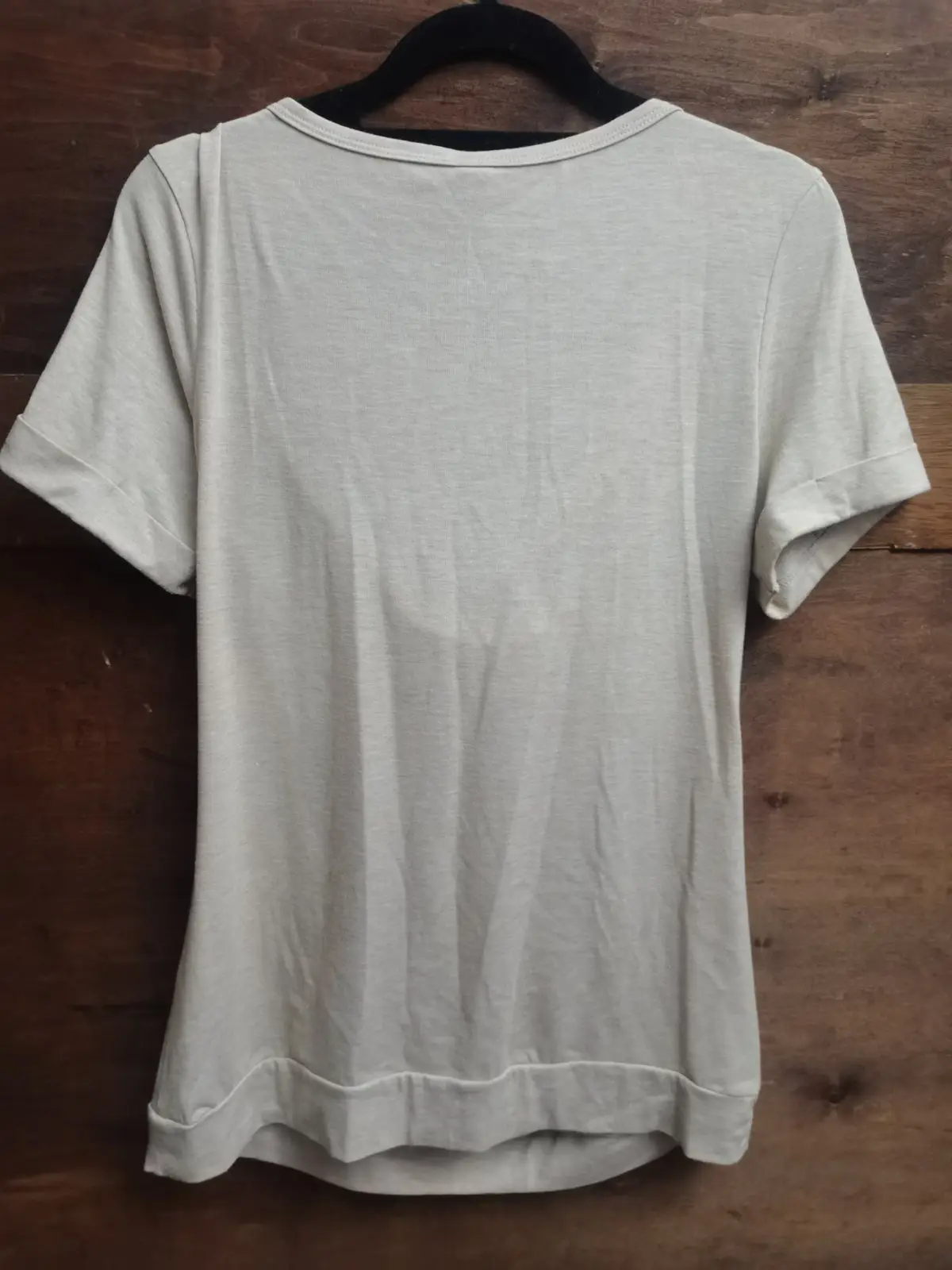 Foschini Cream Cowl Neck Short Sleeve Top Size 12