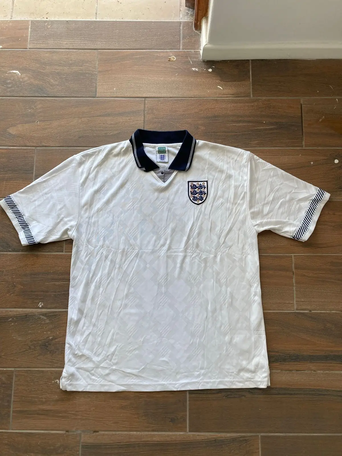 Score Draw England 1990 Home Retro Football Shirt Score Draw