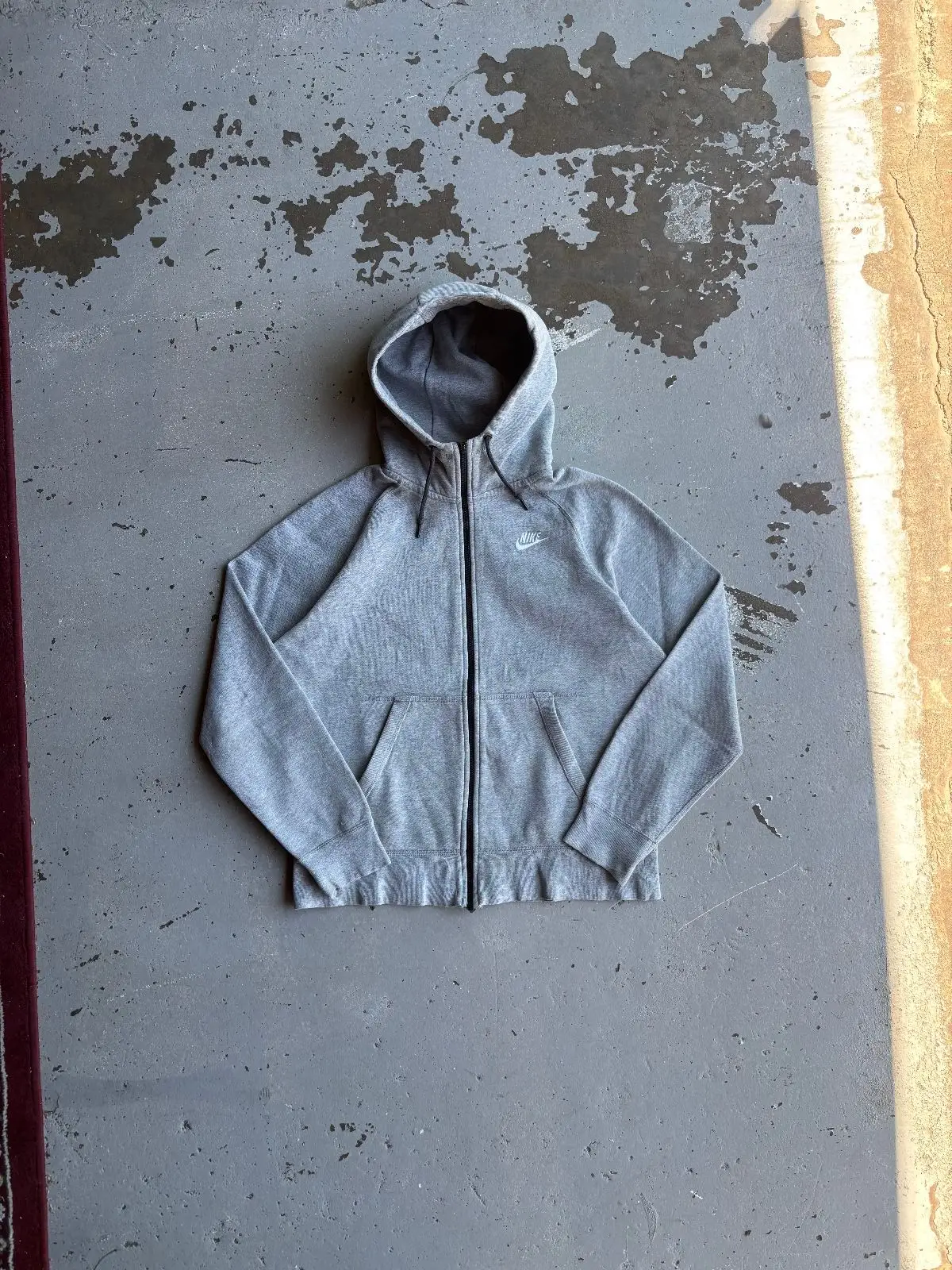 Nike Grey Full-Zip Hoodie
