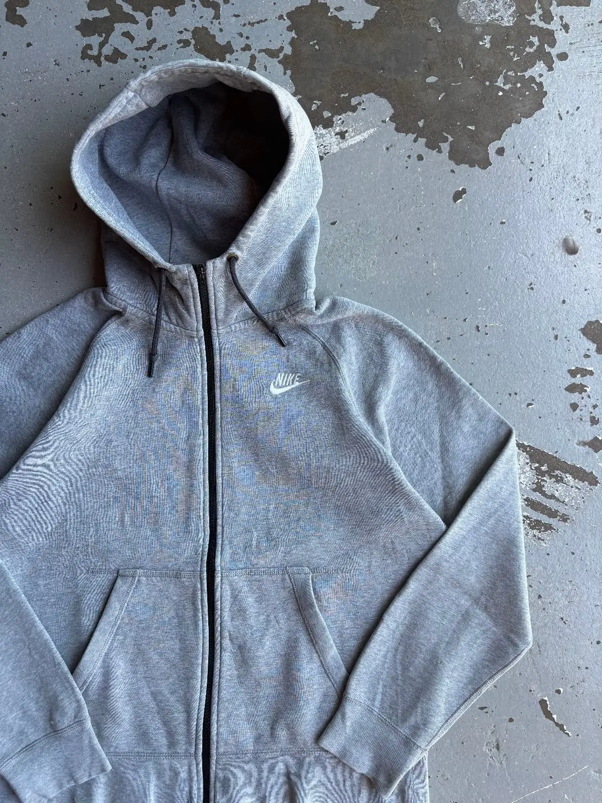 Nike Grey Full-Zip Hoodie