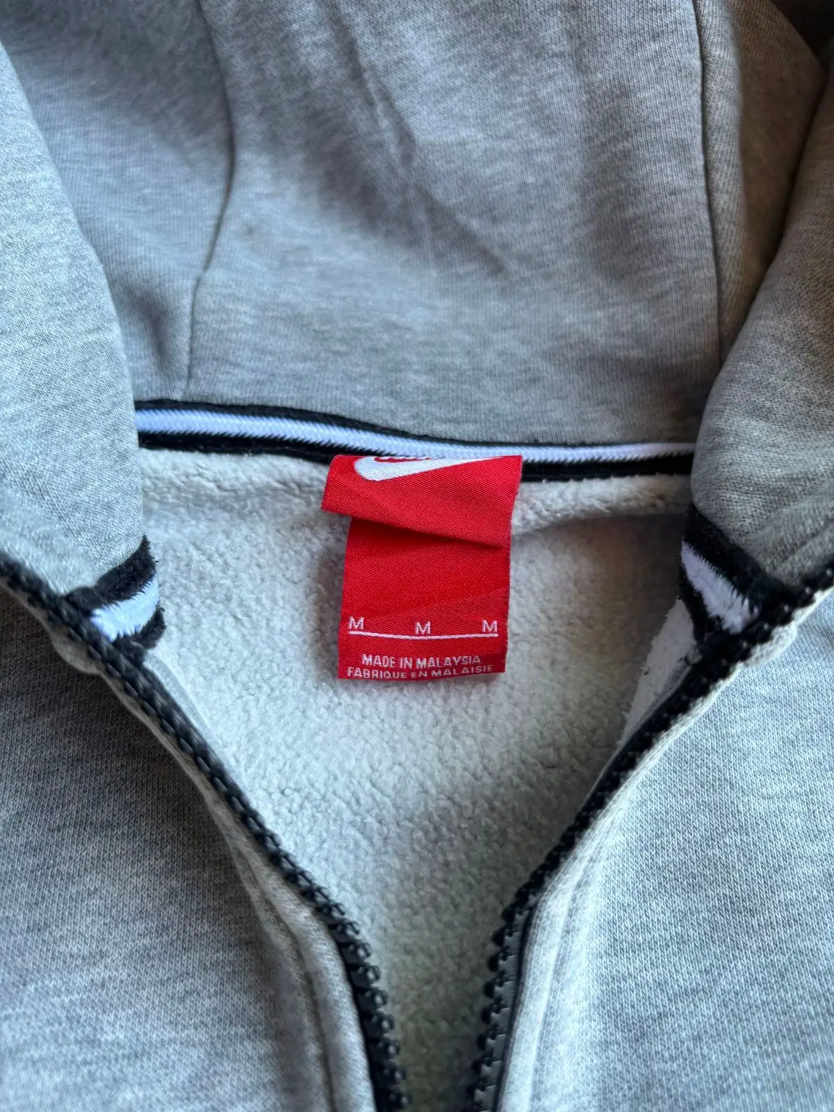 Nike Grey Full-Zip Hoodie