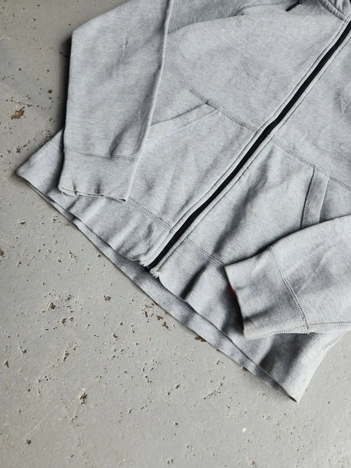 Nike Grey Full-Zip Hoodie