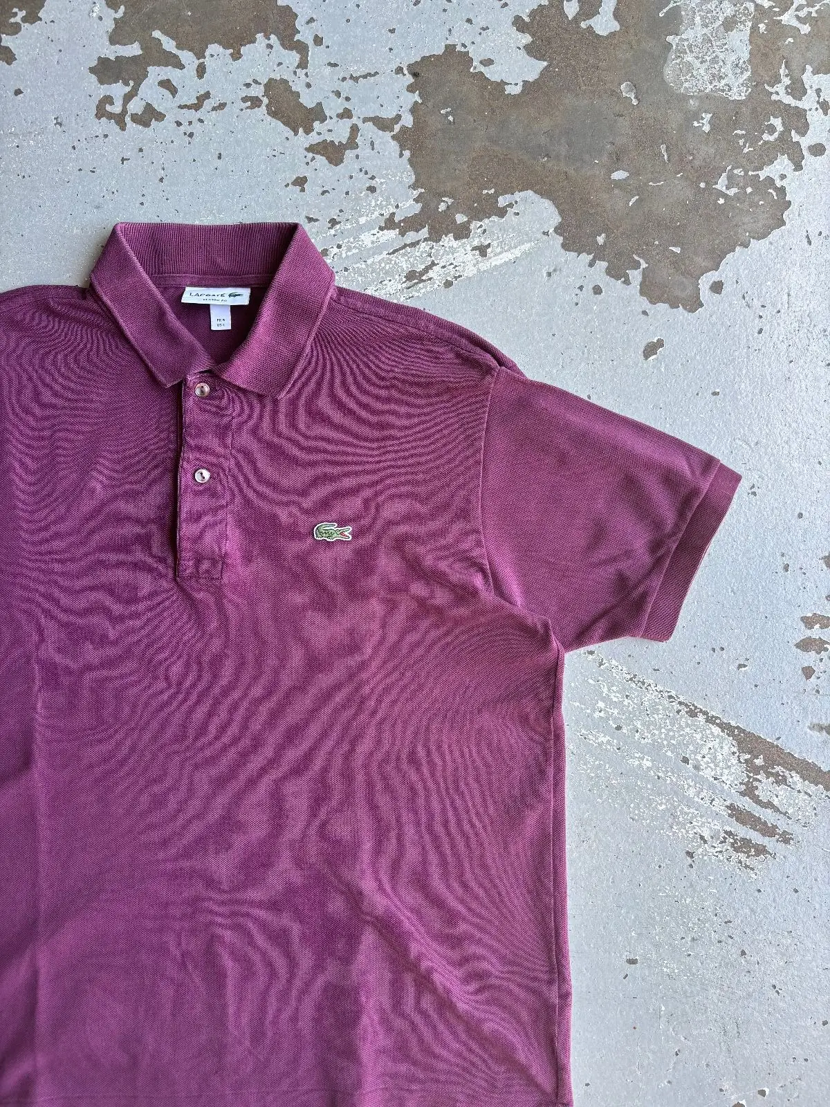 Lacoste Aubergine Classic Fit Polo Shirt