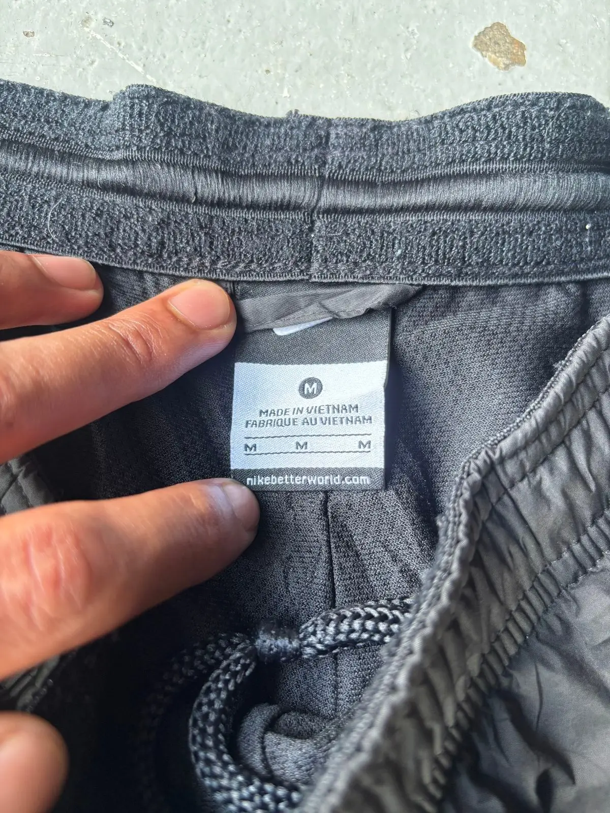 Nike Black Woven Track Pants