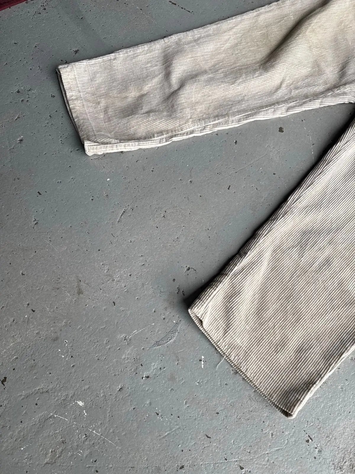 Vintage Beige Corduroy Pleated Ralph Lauren Trousers