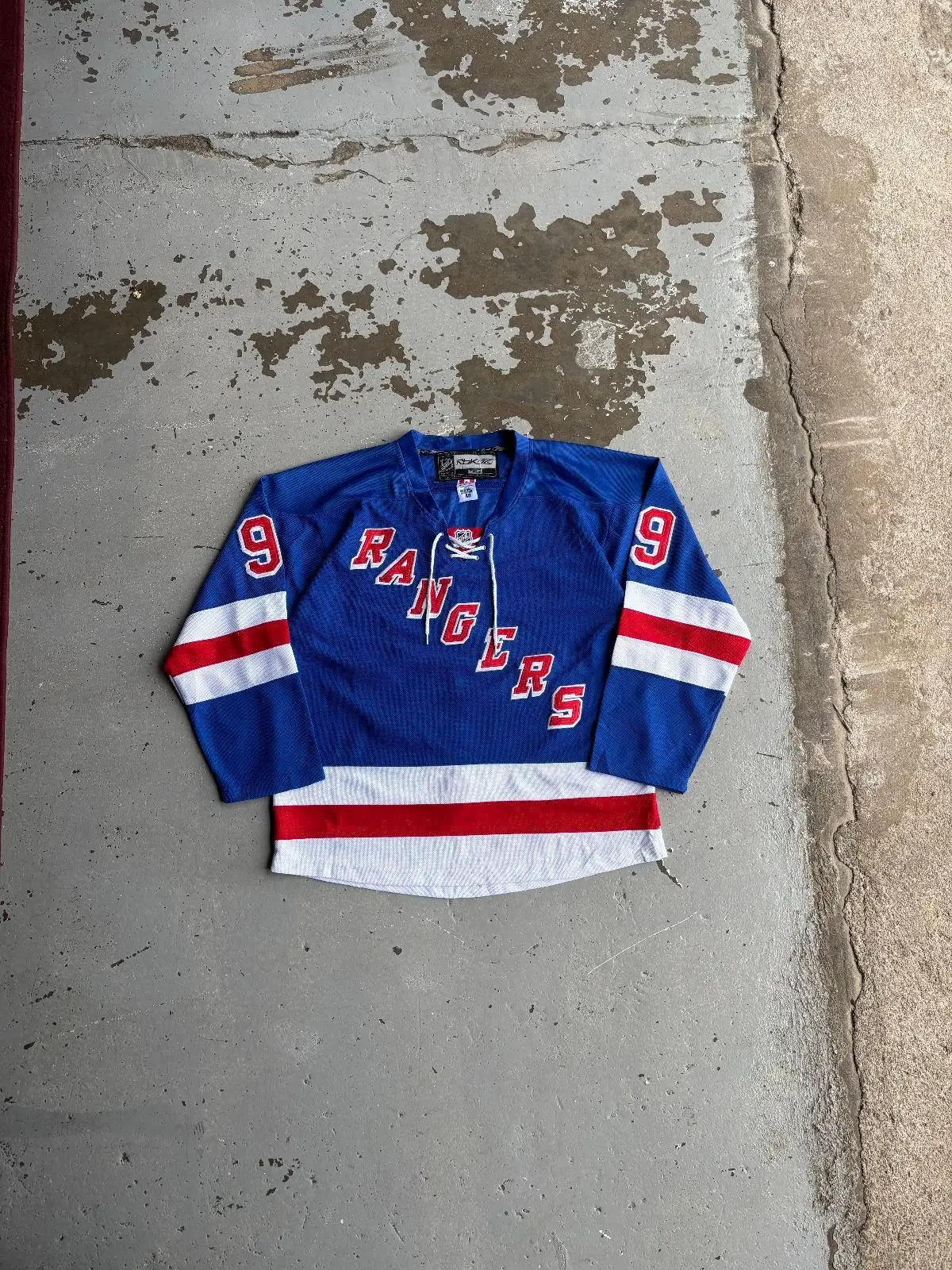 Reebok Vintage Reebok New York Rangers Gretzky 9 Hockey Jersey