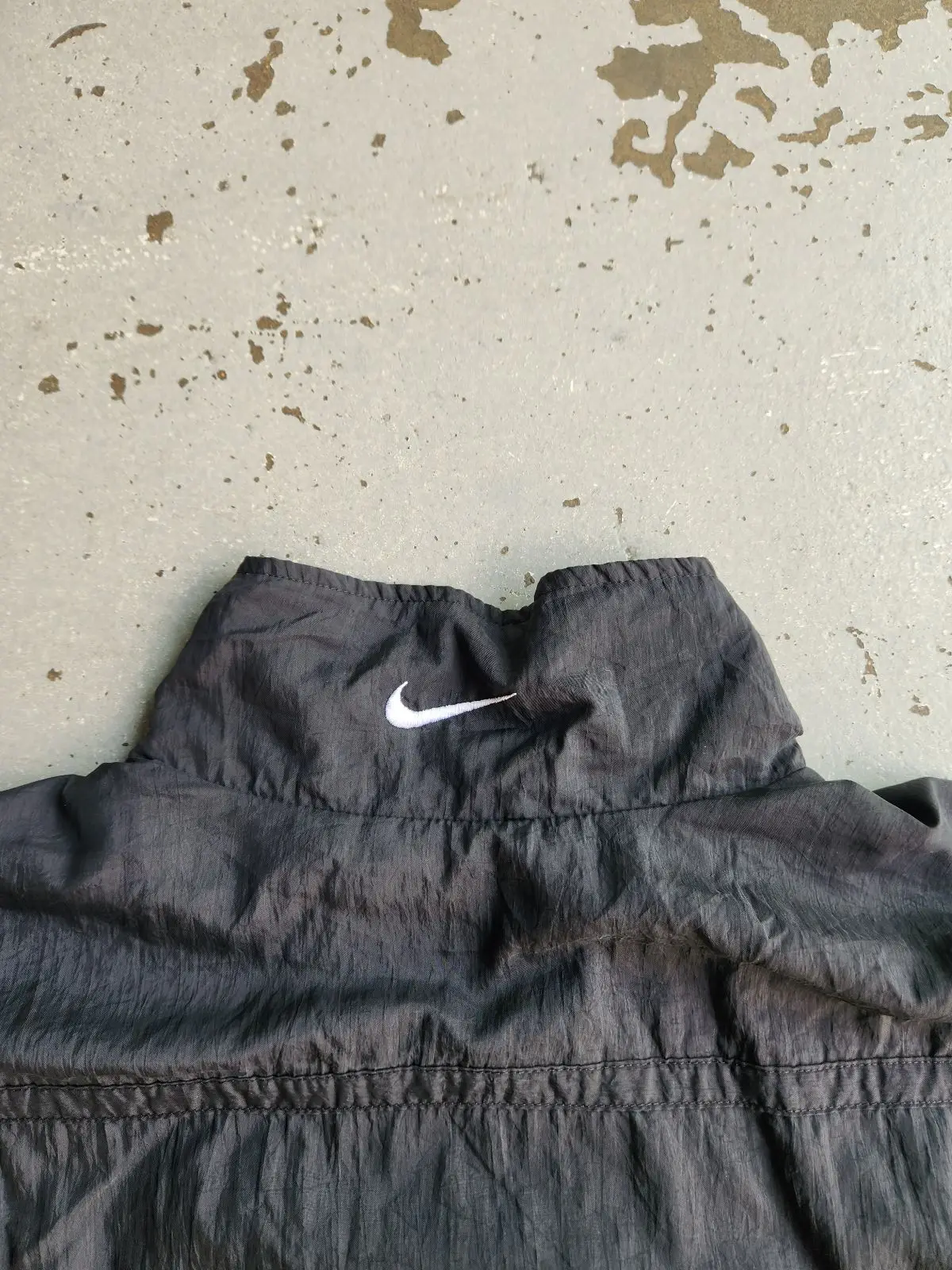 Vintage Black Nike Nylon Windbreaker Jacket