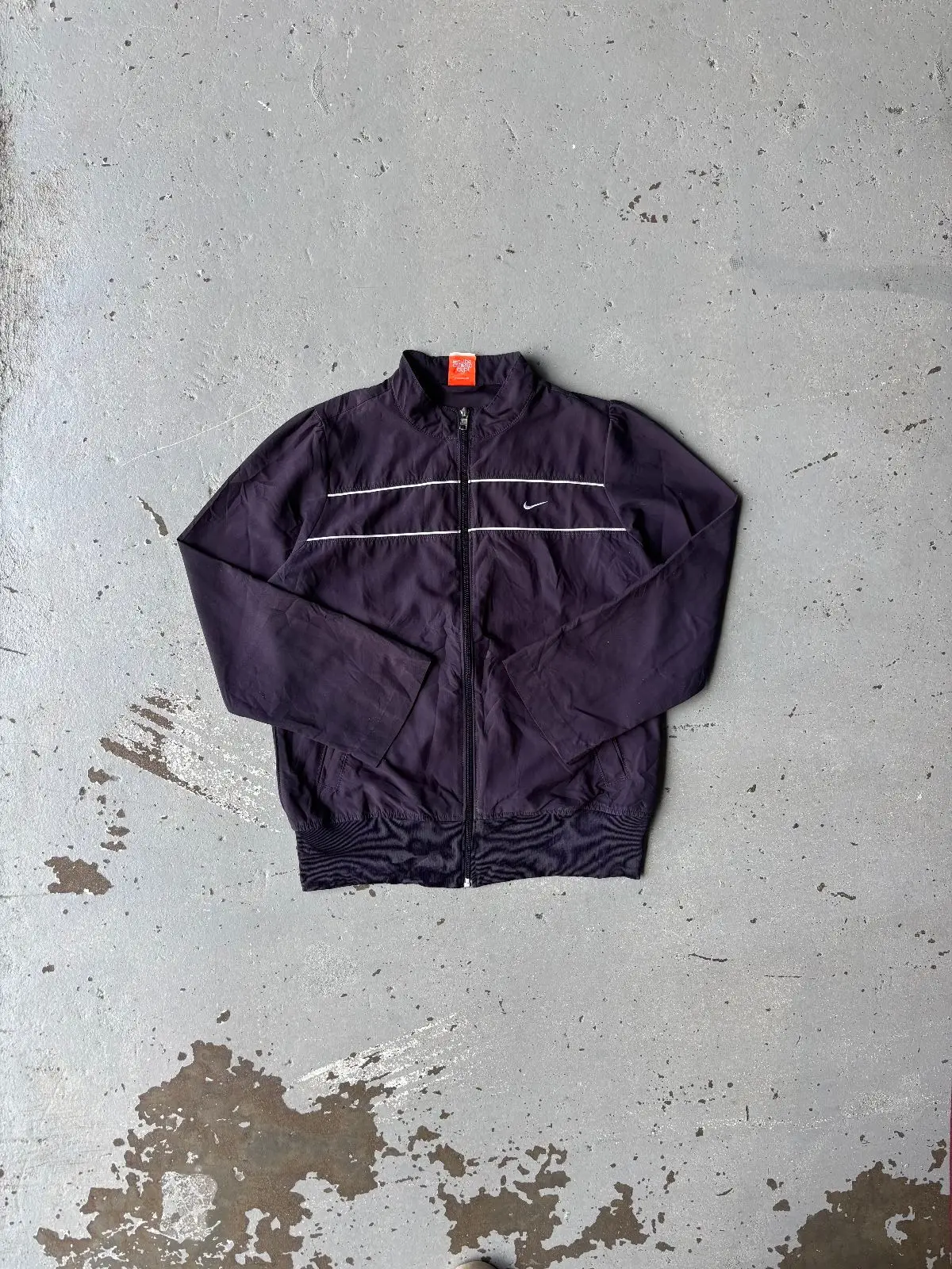 Nike Vintage Black Nike Nylon Track Jacket