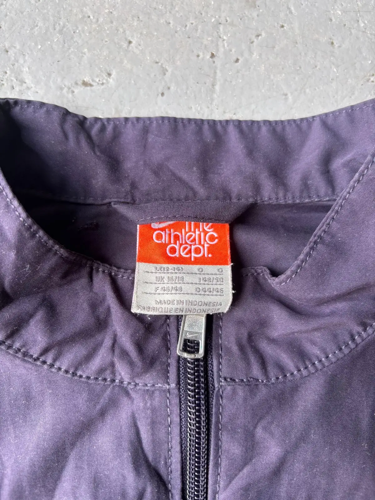 Vintage Black Nike Nylon Track Jacket