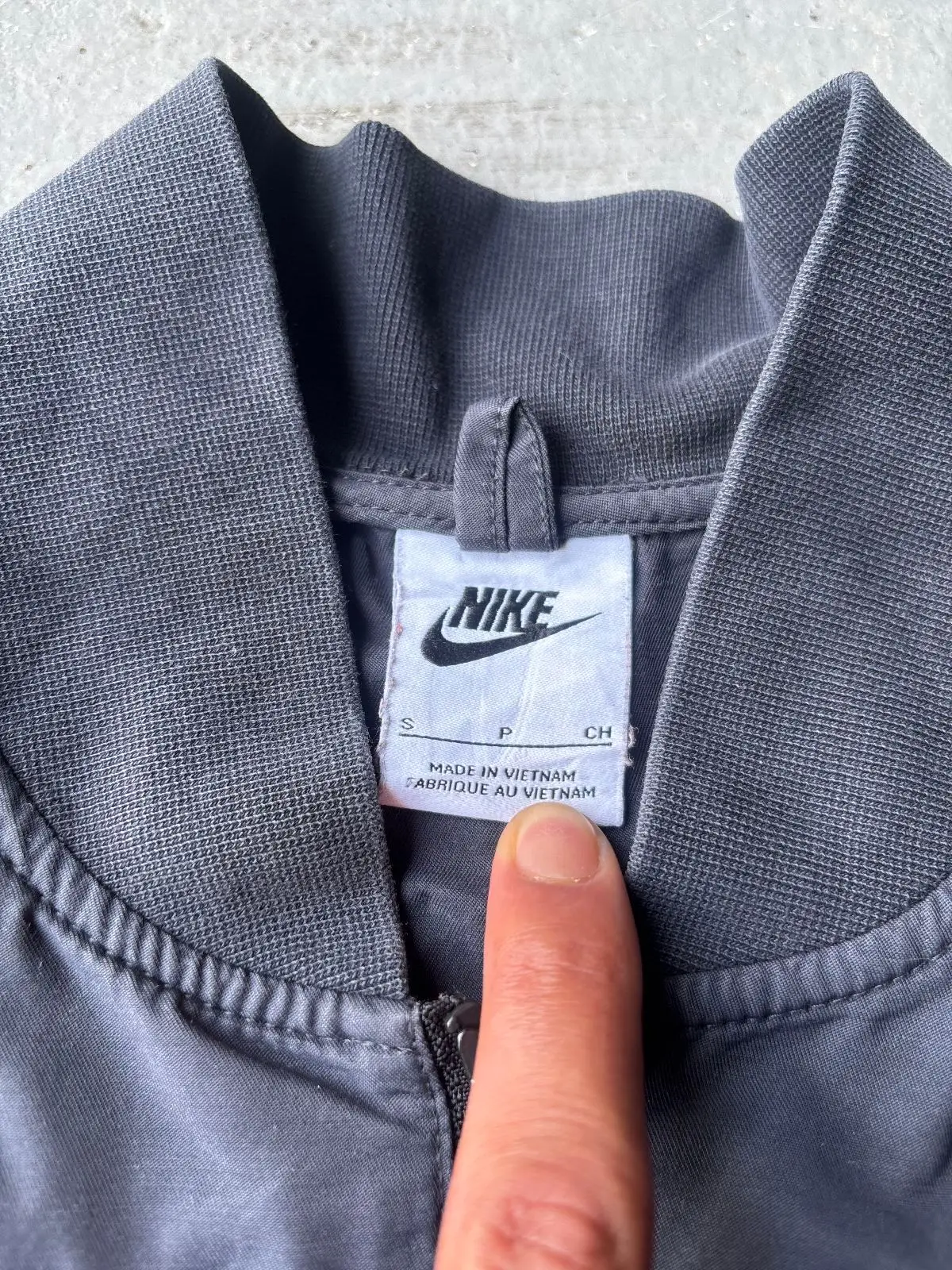Nike Black Woven Bomber Jacket