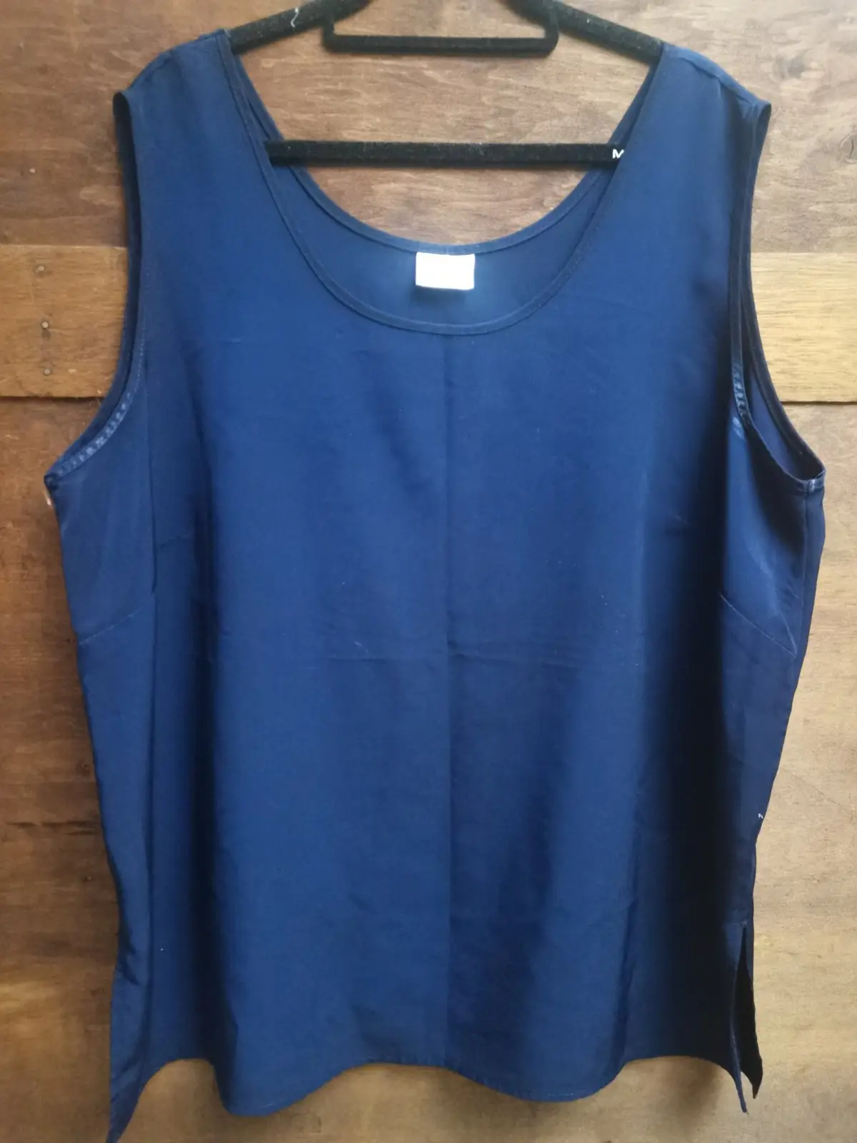 René Taylor at Miladys Navy Blue Sleeveless Top Size 46