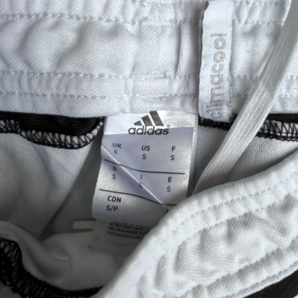 Adidas White Black 3-Stripes Track Pants