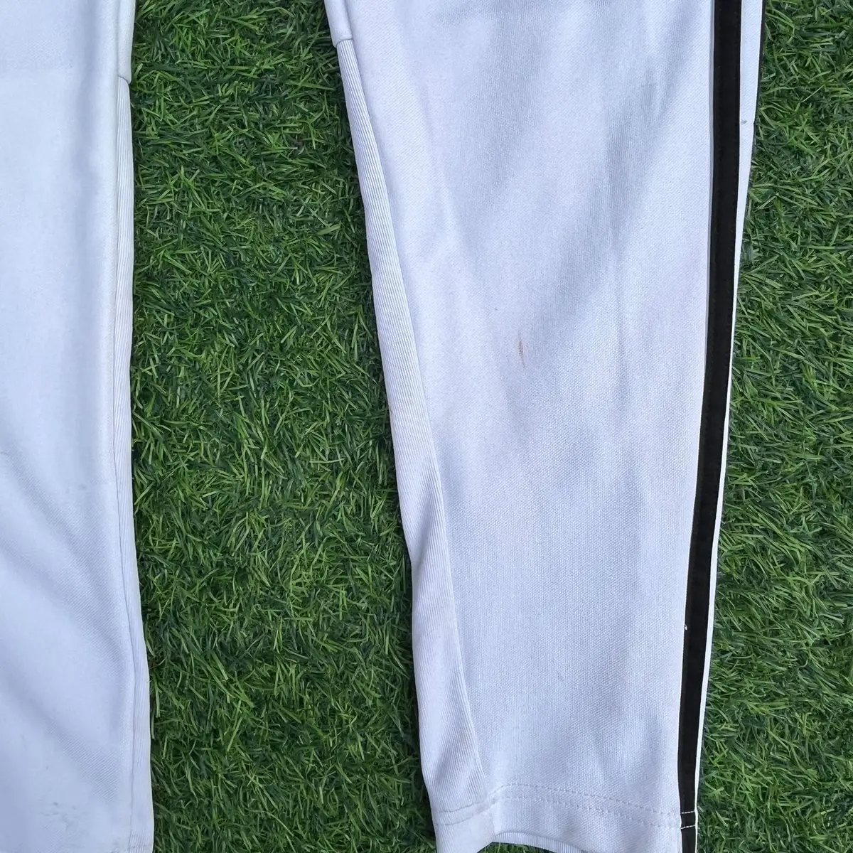 Adidas White Black 3-Stripes Track Pants