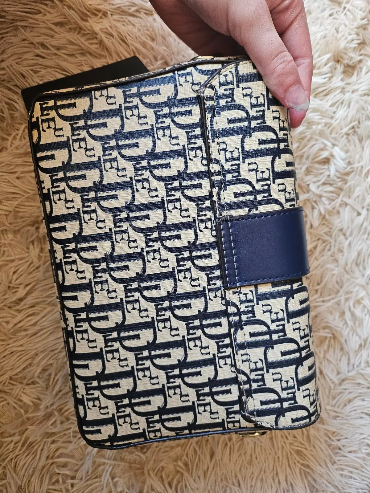 Monogram Pattern Handbag with Strap