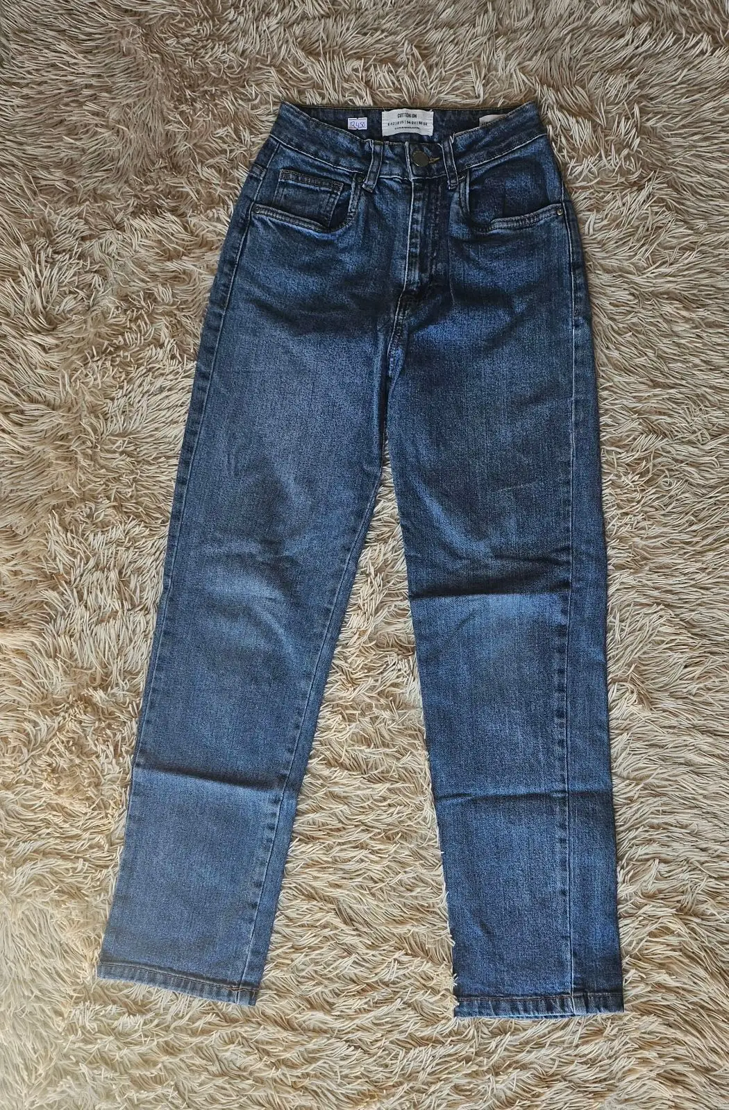 Cotton On Blue Straight Leg Jeans Size 6